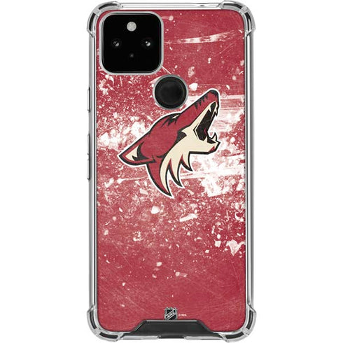 NHL Arizona Coyotes Frozen Google Pixel 5 Clear Case